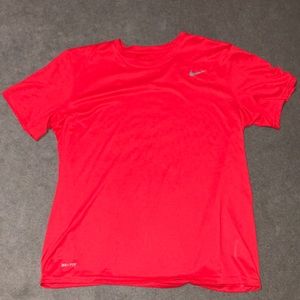Red Nike Dri Fit Shirt